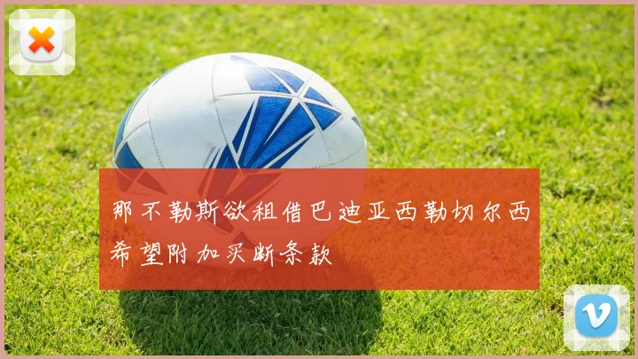 那不勒斯欲租借巴迪亚西勒切尔西希望附加买断条款